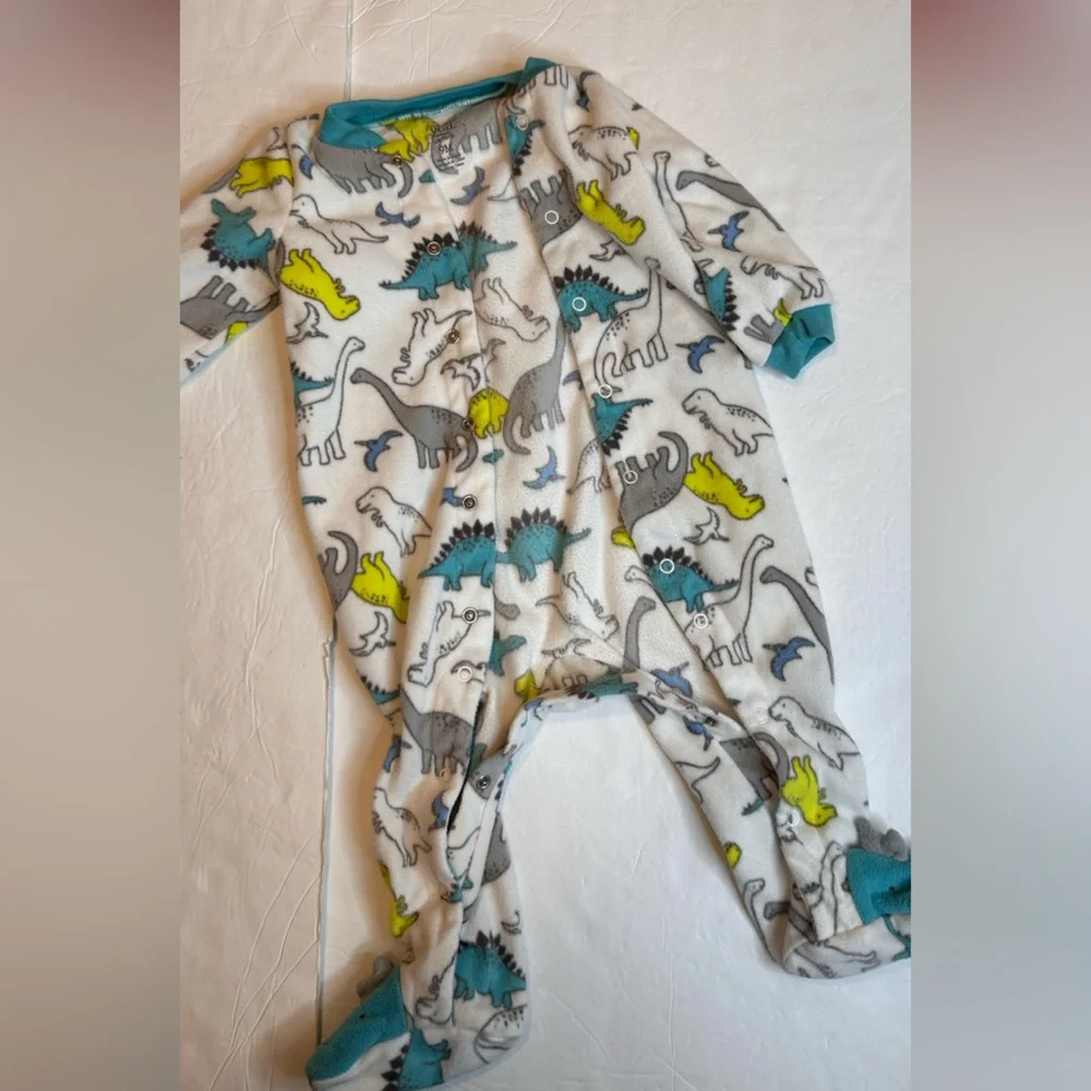 Just One You Made by Carter’s Multicolor dinosaur Print One Piece Onesie Baby 9M